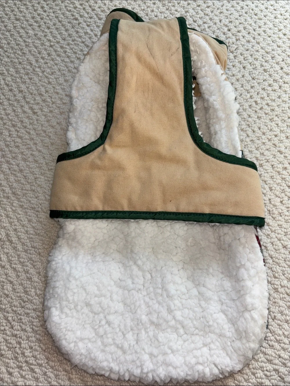Dog Fleece Check Jacket